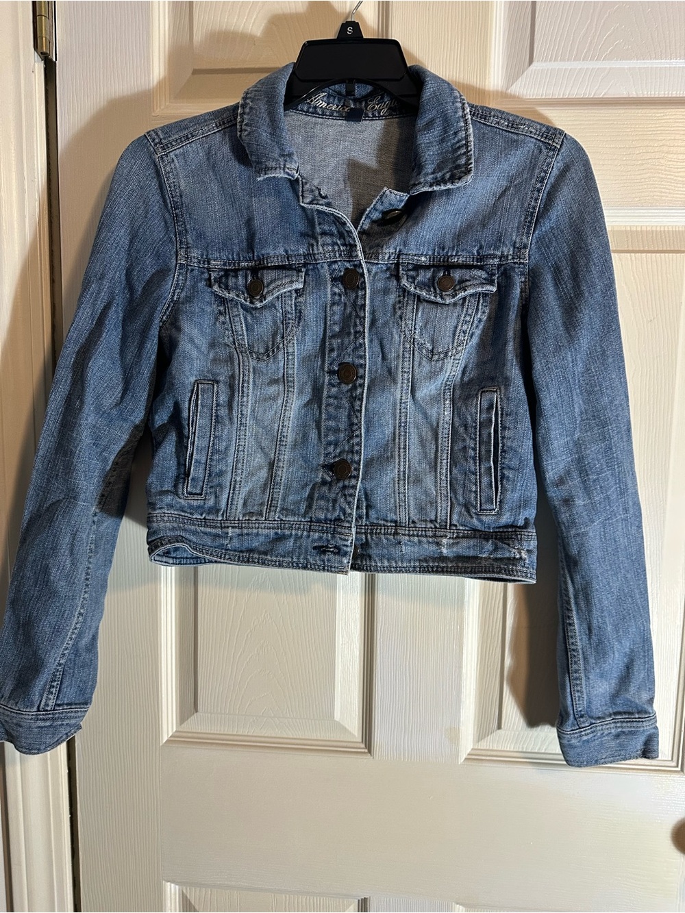 Vintage American Eagle outfitters Blue Denim Jacket - Jean Jacket